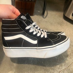 Platform Vans high top